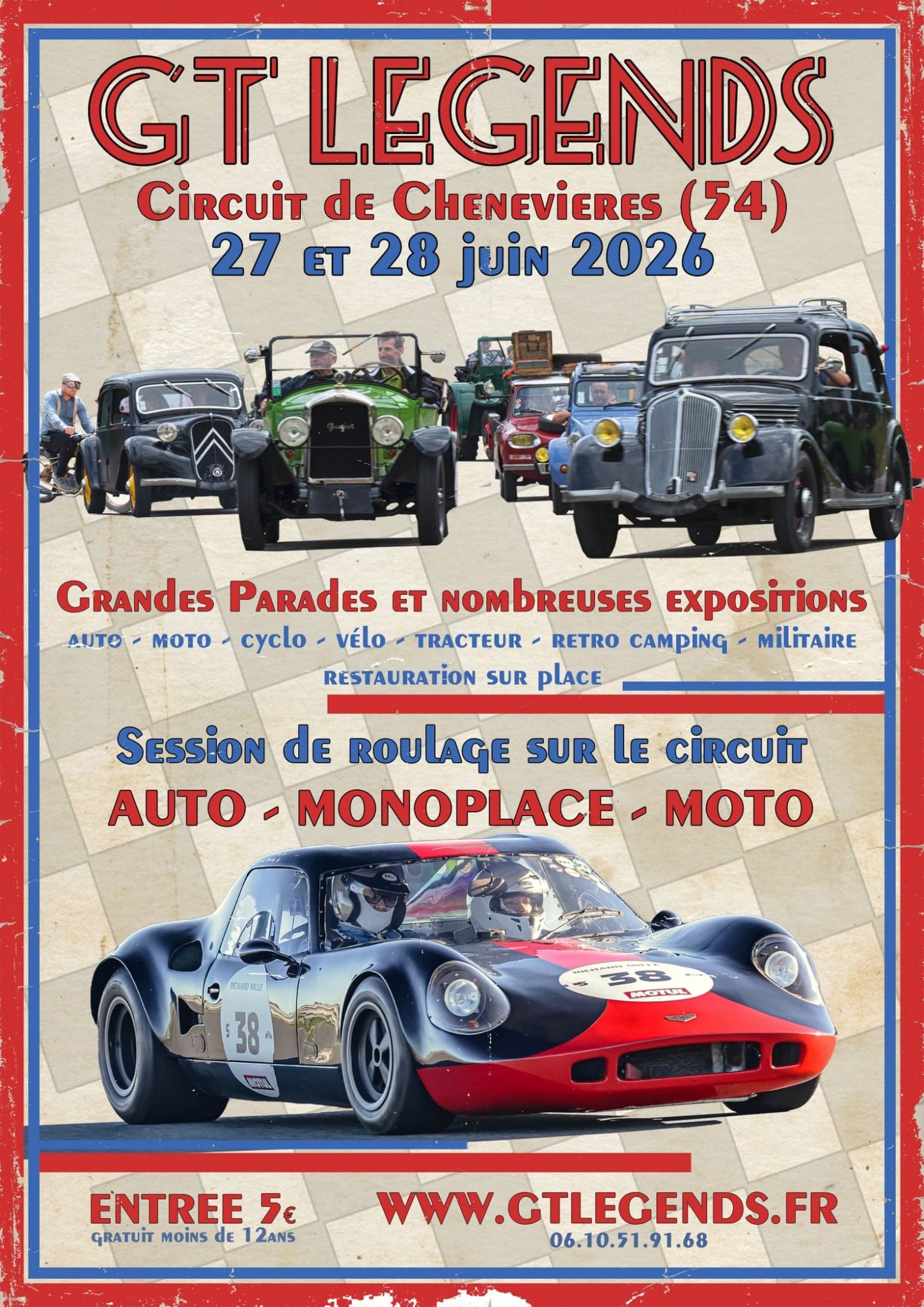 27-28 juin : Festival GT Legends à Chenevières (54)